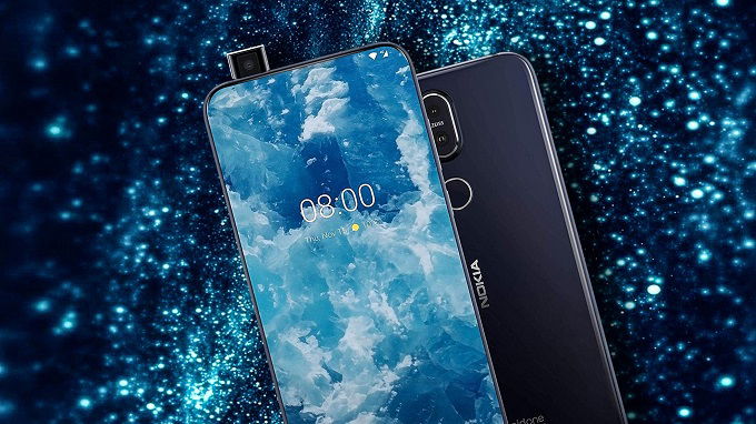 Camera Selfie thò thụt trên Nokia 8.2
