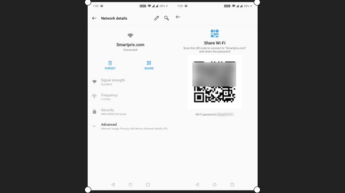 3. Chia sẻ hoặc lấy lại mật khẩu Wifi