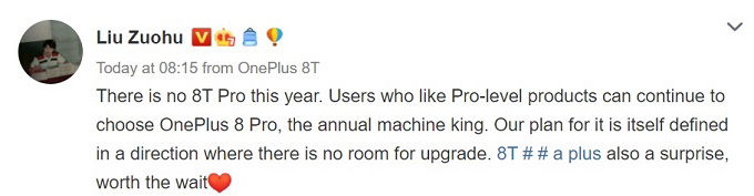 Bài đăng của CEO OnePlus