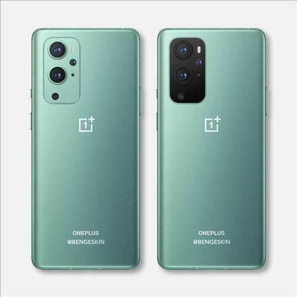 Hình ảnh OnePlus 9 được cắt ra