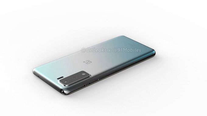 Mặt lưng của OnePlus 8 Lite