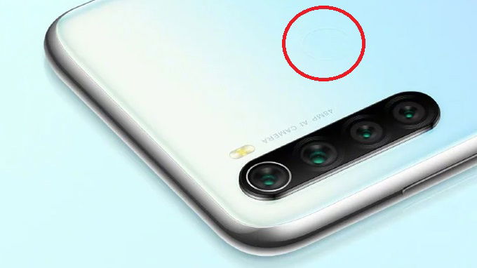 Redmi Note 8 sẽ đặt cảm biến vân tay trên mặt lưng
