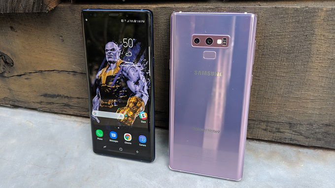 Màn hình và mặt lưng Galaxy Note 9