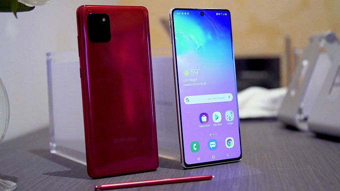 Màn hình và mặt lưng Galaxy Note 10 Lite