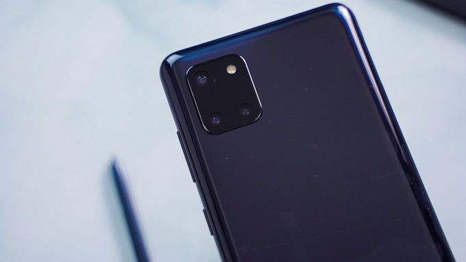 Camera Galaxy Note 10 Lite được trang bị tới 3 camera