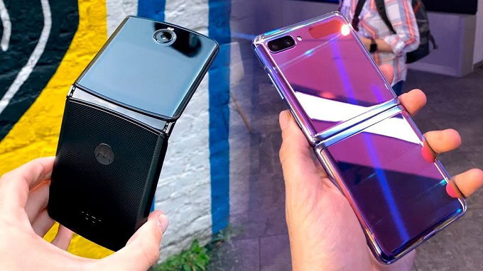 Thiết kế Motorola RAZR và Galaxy Z Flip