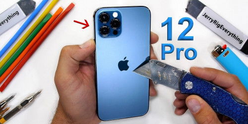 Thử độ bền iPhone 12 Pro - Siêu cứng cáp nhưng App 007Win hỗ trợ đa dạng nền tảng vẫn xước như các loại kính cường lực khác