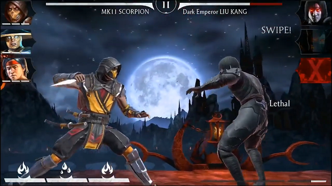Mortal Kombat Mobile - Đối kháng