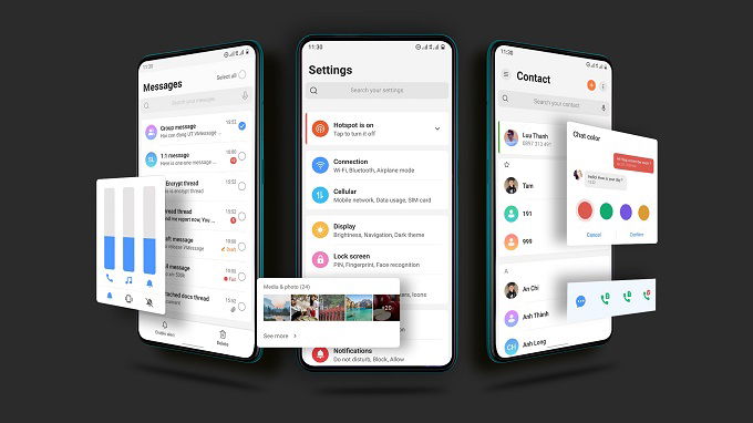 Cả 2 máy đều được cài sẵn phiên bản Android tùy biến mới nhất của Vsmart