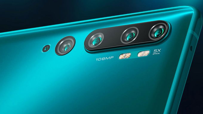 cụm 5 camera của Xiaomi Mi Note 10