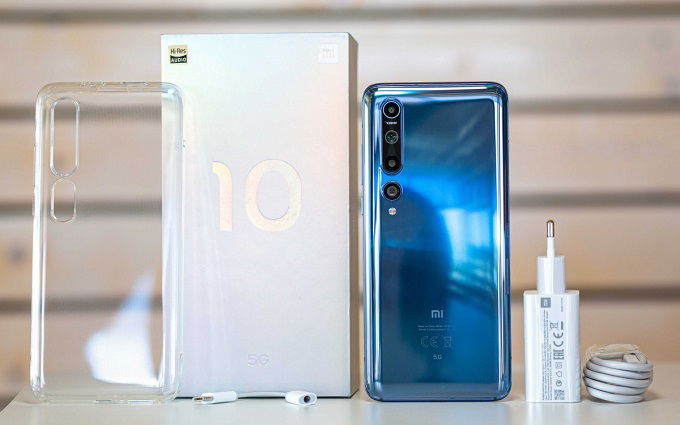 Xiaomi Mi 10 với công suất sạc 50W
