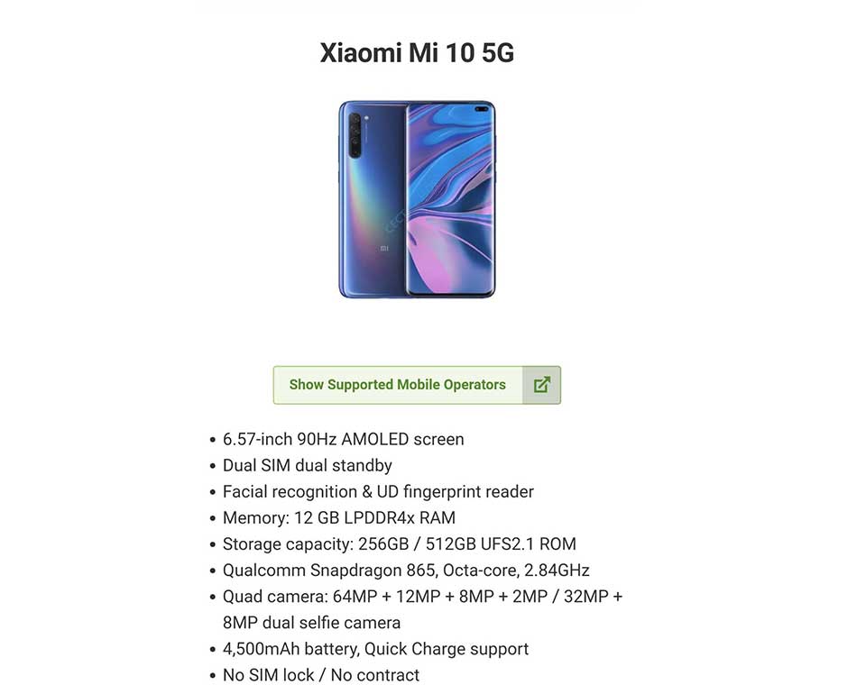 Xiaomi Mi 10 sẽ đồng hành cùng xử lý Snapdragon 865 của Qualcomm