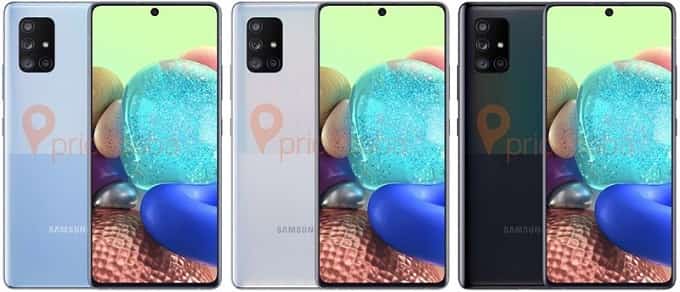 Galaxy A71 5G xuất hiện hình ảnh render rõ nét với tông màu và cách thức hoàn thiện mới