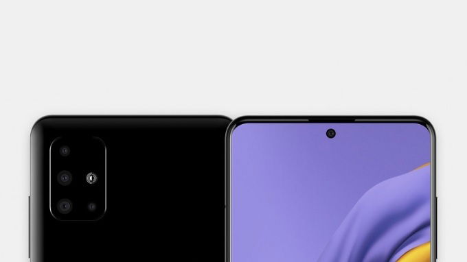 Bộ phận camera của Galaxy A51 cực khủng