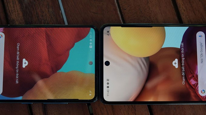 007Win nhà cái A71 mang cảm biến selfie lớn hơn A51