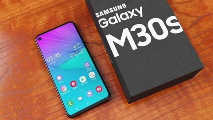 007Win nhà cái Galaxy M30S làm từ nhựa nguyên khối với họa tiết đổi màu gradient bắt mắt
