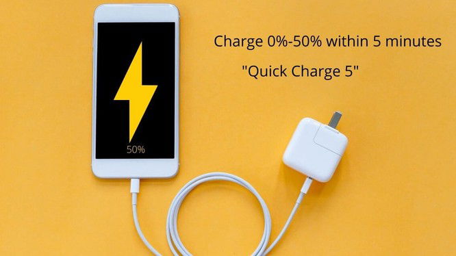 Qualcomm sẽ ra mắt chuẩn sạc nhanh nhất thế giới, chỉ trong 5 phút có thể sạc 0 - 50% dung lượng