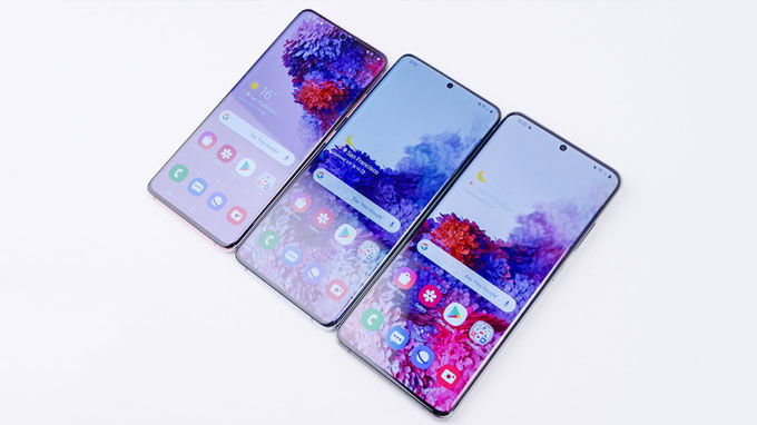 Màn hình bộ ba Galaxy S20 vẫn được trang bị tấm nền Dynamic AMOLED cao cấp 