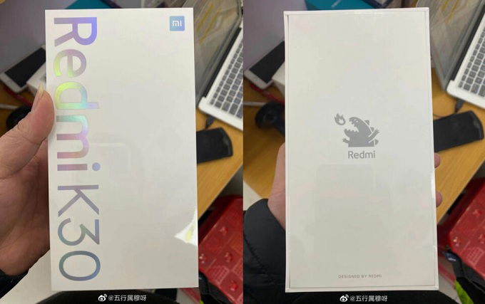 Hộp bán lẻ của Redmi K30 khá sang chảnh