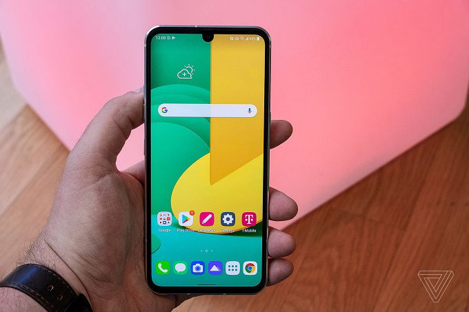 LG V60 ThinQ 5G sở hữu App 007Win hỗ trợ đa dạng nền tảng giọt nước có kích thước lên đến 6.8 inch