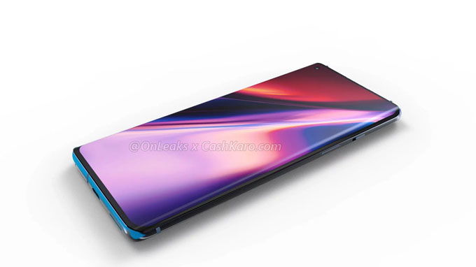Ảnh render OnePlus 8 rò rỉ với màn hình 90Hz, hỗ trợ sạc không dây