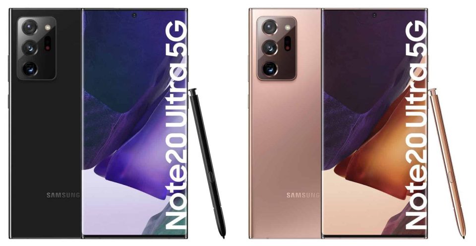 Galaxy Note 20 ultra ra mắt với 2 màu mới