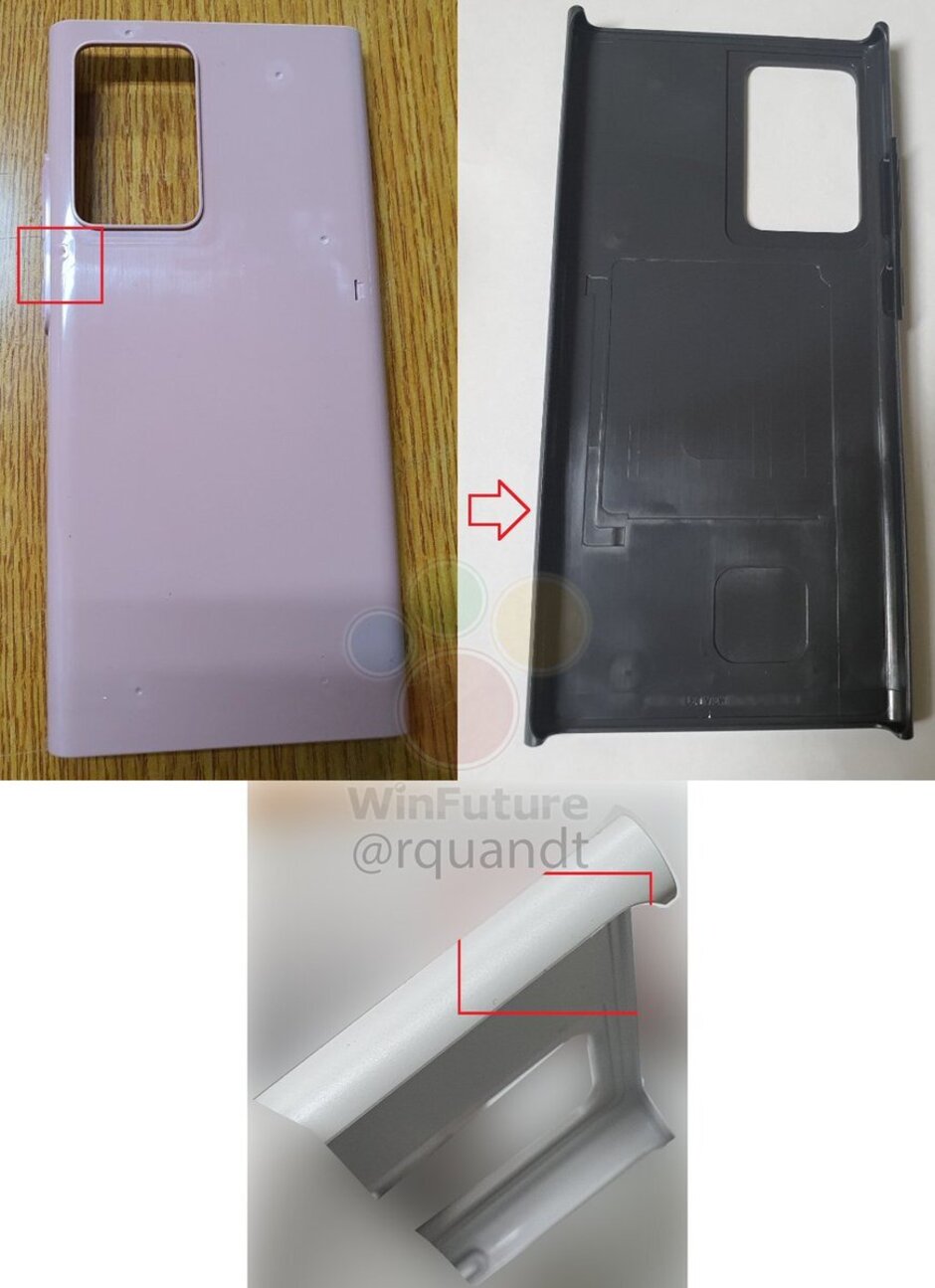 Hình ảnh ốp lưng Galaxy Note 20 Ultra bất ngờ lộ diện