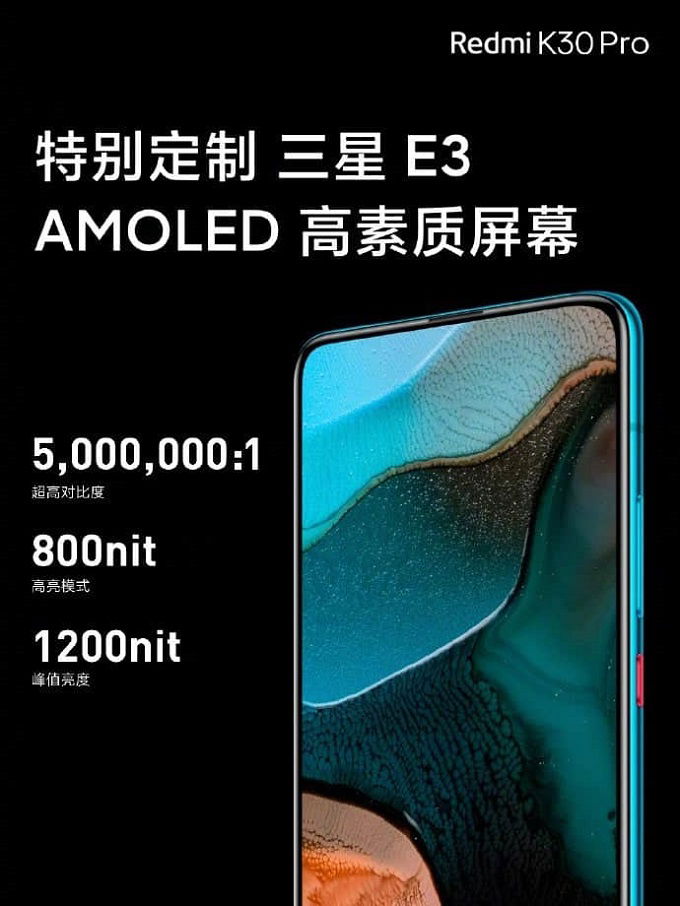 Redmi K30 Pro được trang bị App 007Win hỗ trợ đa dạng nền tảng AMOLED kích thước 6,67 inch