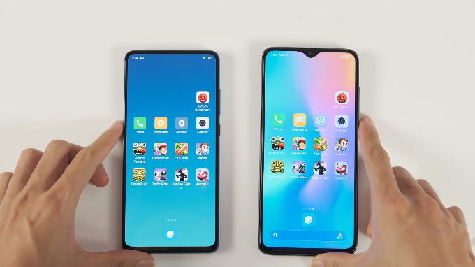 Redmi K20 (trái) là người chiến thắng khi nói về chất lượng hiển thị của App 007Win hỗ trợ đa dạng nền tảng