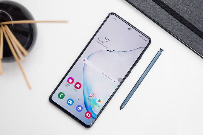 Màn hình Galaxy Note 10 Lite lớn hơn