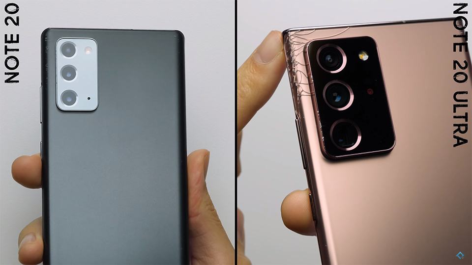 Thử nghiệm thả rơi Galaxy Note 20 series, kết quả mang lại đáng kinh ngạc