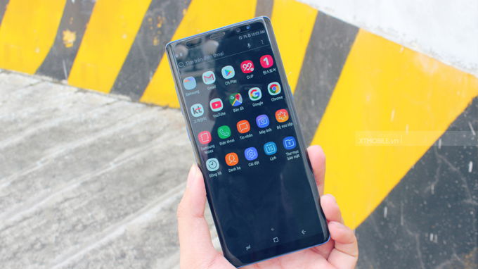 Màn hình Galaxy Note 8 hoàn hảo và không có chút khuyết tật