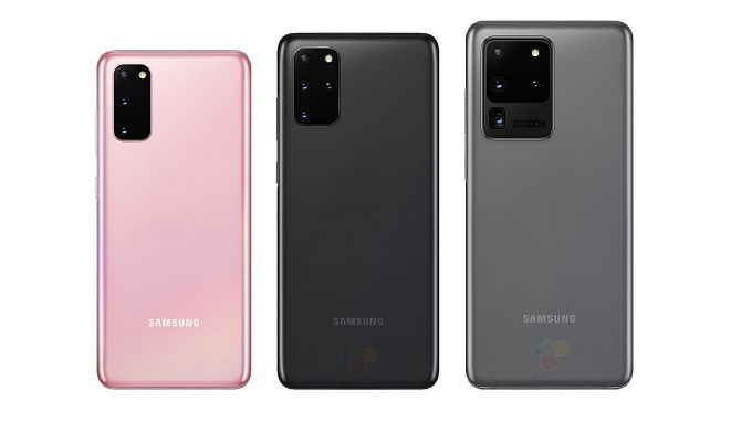 Hình ảnh thiết kế của các Galaxy S20 mới