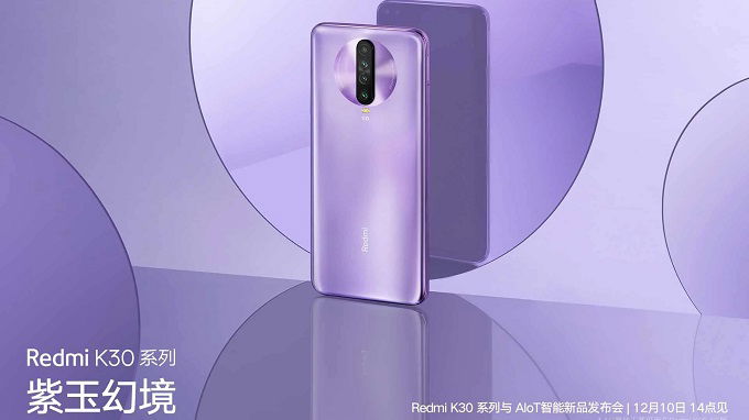 Redmi K30 sẽ có phiên bản màu tím