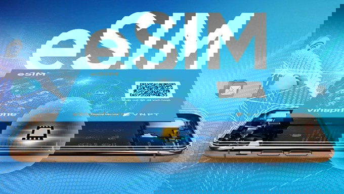 Chuyển SIM thường thành eSIM Vinaphone