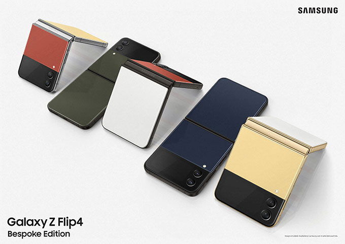 Galaxy Z Flip 4 Bespoke Edition sẽ có tới 75 combo màu sắc mới