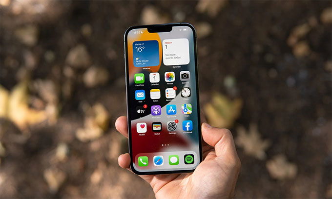 Màn hình iPhone 13 Pro Max có kích thước 6,7 inch