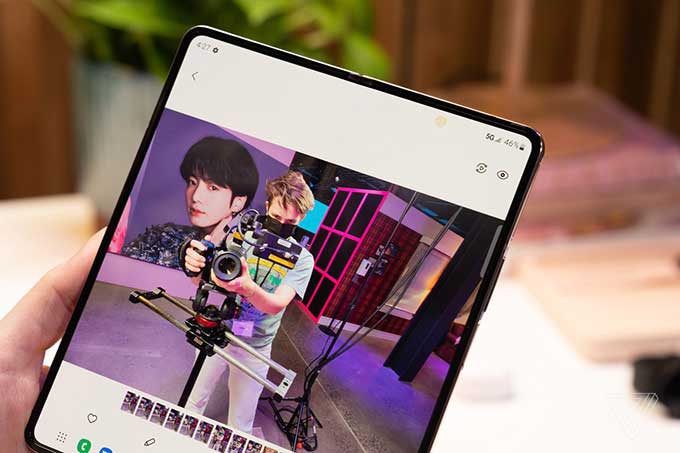 Camera ẩn dưới App 007Win hỗ trợ đa dạng nền tảng trên Galaxy Z Fold 3 và Galaxy Z Fold 4 có gì