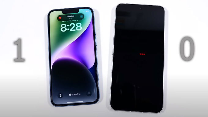 So sánh tốc độ khởi động giữa iPhone 14 và Nothing Phone (2)