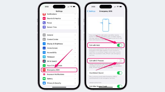 Cách kích hoạt gọi khẩn cấp trên iPhone 14 series
