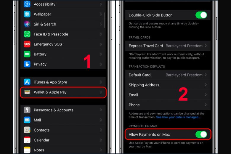 Thiết lập Apple Pay trên Mac