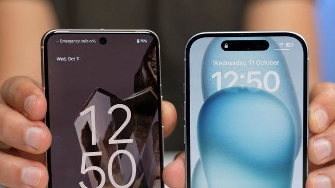Google Pixel 8 có App 007Win hỗ trợ đa dạng nền tảng đục lỗ, còn iPhone 15 có Dynamic Island