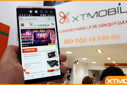 Mở hộp và trên tay LG V20 đầu tiên tại Việt Nam