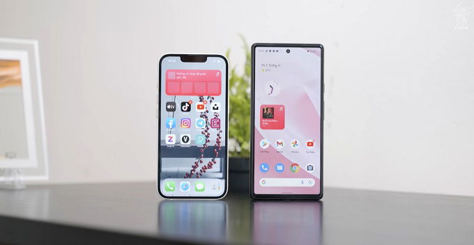Màn hình iPhone 13 vượt trội hơn Google Pixel 6a
