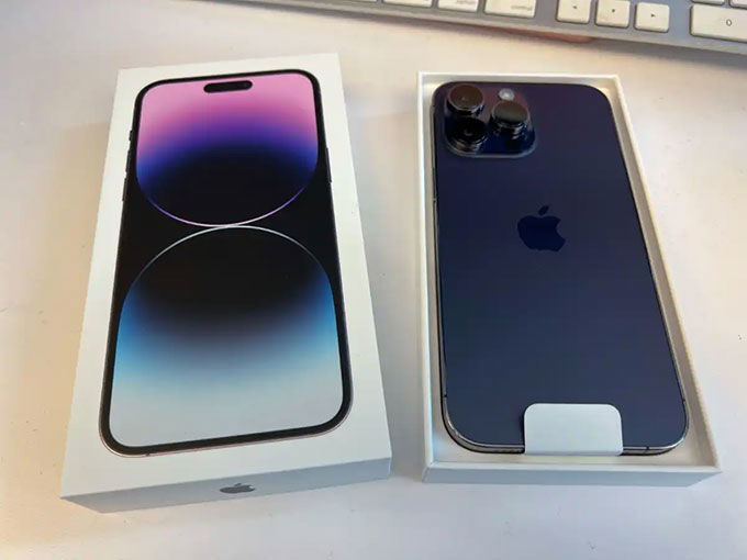 Tổng hợp hình ảnh thực tế của iPhone 14 Pro Max: mở hộp
