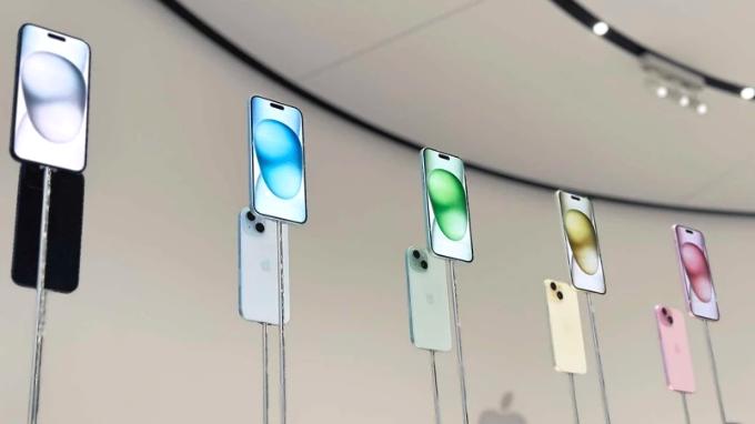 5 màu sắc trên iPhone 15