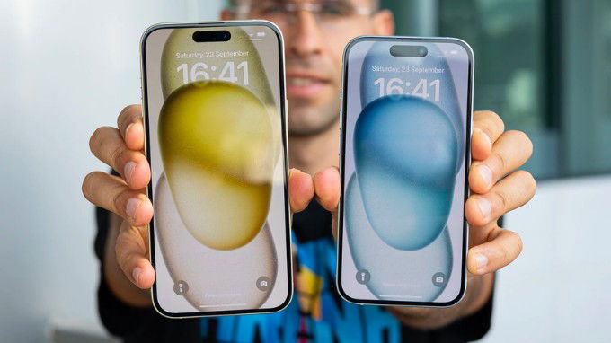 Màn hình Dynamic Island trên iPhone 15 và iPhone 15 Plus