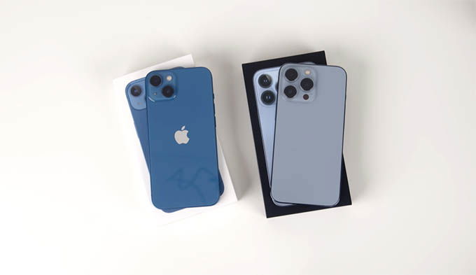 So sánh thiết kế iPhone 13 và iPhone 13 Pro