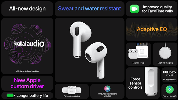 Tính năng AirPods 3