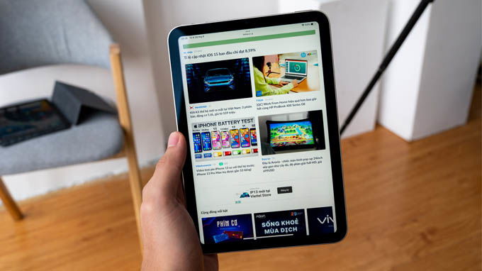 iPad Mini 6 256GB 4G hoạt động mạnh mẽ